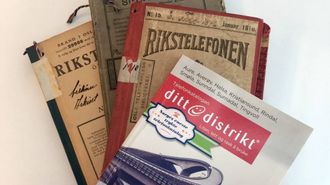 1880: I Noreg har vi hatt trykte telefonkatalogar sidan 1880, då Morgenbladet publiserte ein heilsides annonse med oversikt over alle dei 169 telefonabonnentane i Kristiania og omland.