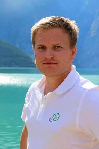 OVERRASKA: Aleksander Øren Heen (Sp) var ganske klar i sin tale då han sa han ville seie nei til regionreforma. Arkiv