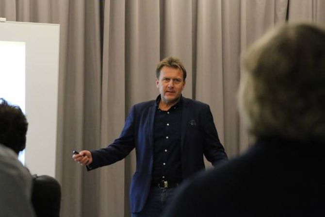 OMDØME: Prosjektleiar i LNU, Jan Petter Vadheim, via mykje tid til omdøme- og marknadsføringsarbeidet i Lerum, der han jobba i 25 år.
