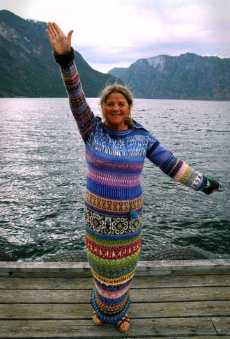 HISTORIEFORTELJAR: Jorunn Barane skal saman med Karl Seglem og Johannes H. Sjøvaag gi publikum ei unik oppleving midtfjords på «Fjordsyn».