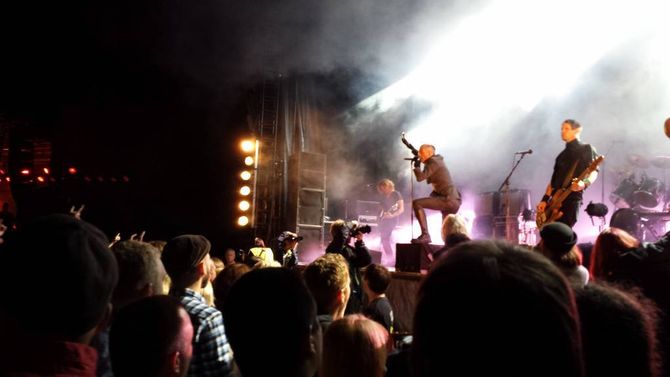 MÅLROCK: Kim Ljung og Seigmen i aksjon under Målrock for to år sidan. Arkiv
