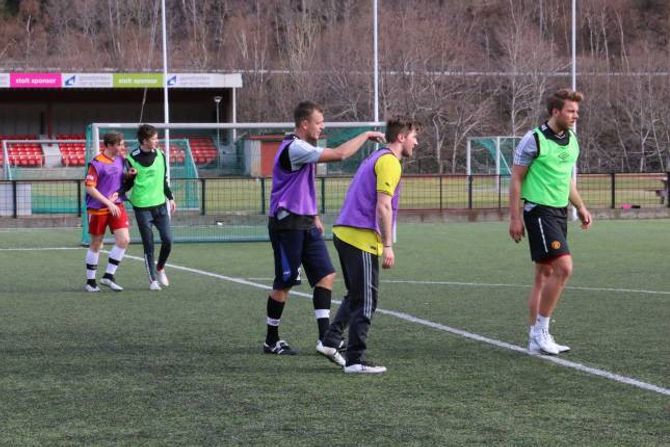 NY KAPTEIN: Marcin Brzycky tek over kapteinsbindet for Årdal FK etter Preben Strypet.