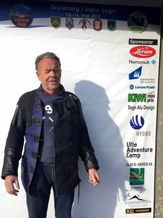 STORT SETT NØGD: Ludvig Indrebø, Farnes skyttarlag. Arkivfoto