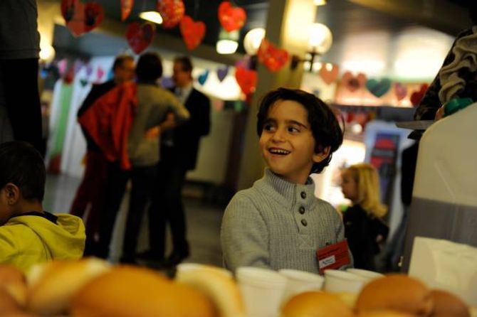 GLAD: Mohammad-Salih med eit breitt glis.