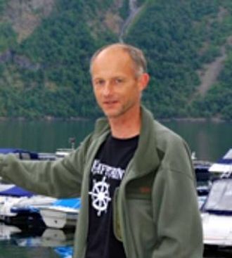 INITIATIV: Leiar i Årdal Båtforening Albert Berveling. Arkiv