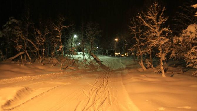 SEIMSÅSEN SKISENTER: Det er lys i løypene, så skituren kan også takast etter middag.