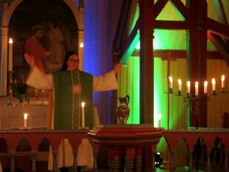 NYTT ÅR: Sokneprest Helene Langeland i Hauge kyrkje.