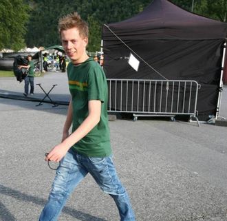 STOLT: Helge Evensen Bjørkum, dagleg leiar og festivalsjef for Jordeplerock.
