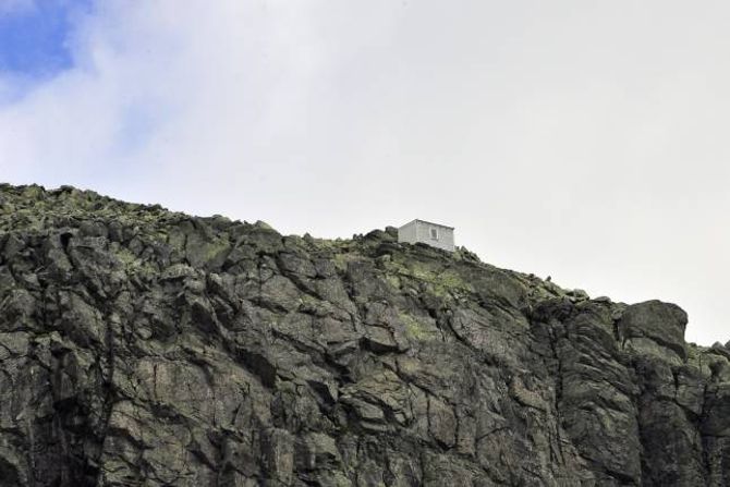 VÅGALT: Skarvereiret, eit av dei mest vågale byggeprosjekta som er å finne i Noreg.