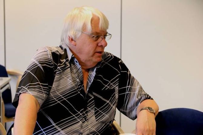 SIGNAL: Odd Arne Fodnes i Årdalstangen Kjemiske Arbeidarlag informerte om karbonprosjektet og kva signal dette vil sende til Årdal.