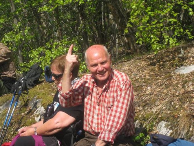 ELDESJELER: Svein Fretland og kona Anna, er blant eldsjelene som engasjerer seg blant anna i trimpostar.
