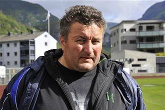 INVITERER: Henrik Rønningen, leiar i fotballgruppa i IL Jotun. Arkiv