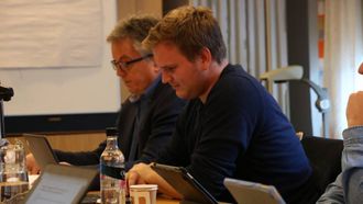 – GLEDELEG: Aleksander Øren Heen (Sp) tykte det var gledeleg at skatteinntektene var høgare enn budsjettert.