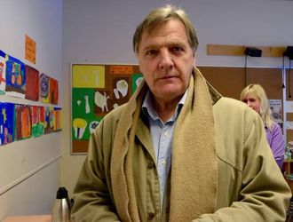 KJEKT MED ENGASJEMENT: Kristen Olav Grøttebø (Ap) sett pris på invitasjonen frå FAU, noko som er nytting når ein skal i gang med skulestrukturen i kommunen.