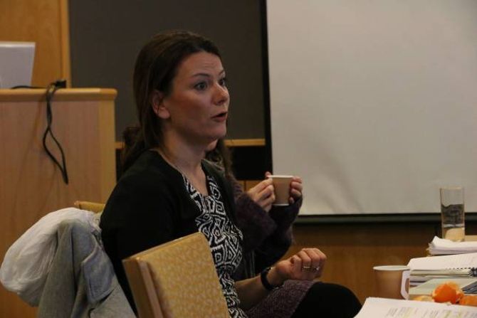 VIKTIG: – Det viser seg at det er eit viktig tilbod for barn og unge, og Arbeidarpartiet ønskjer å gjere det me kan for at det skal vera ope, seier Marie Helene Hollevik Brandsdal (Ap).