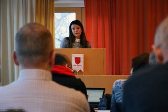 VALRESULTAT: Marie Helene Hollevik Brandsdal (Ap) understreka at det ikkje er samarbeidet med MDG som gjer at dei har skifta meining saka.
