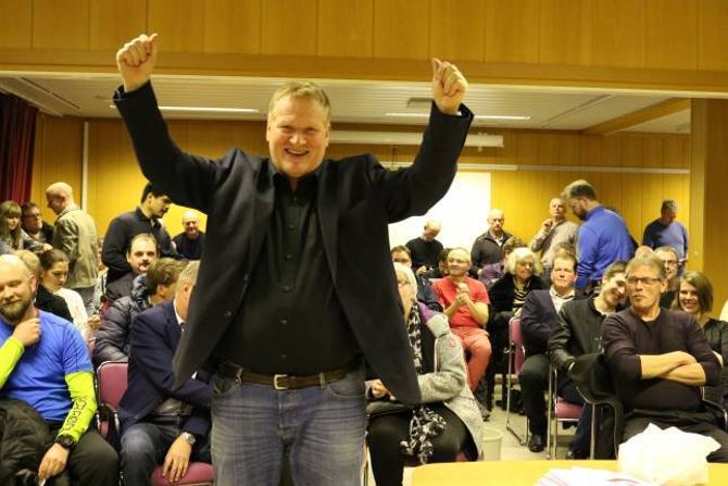 NY LEIAR: Rune Guttormsen var stolt for å bli valt som ny leiar.