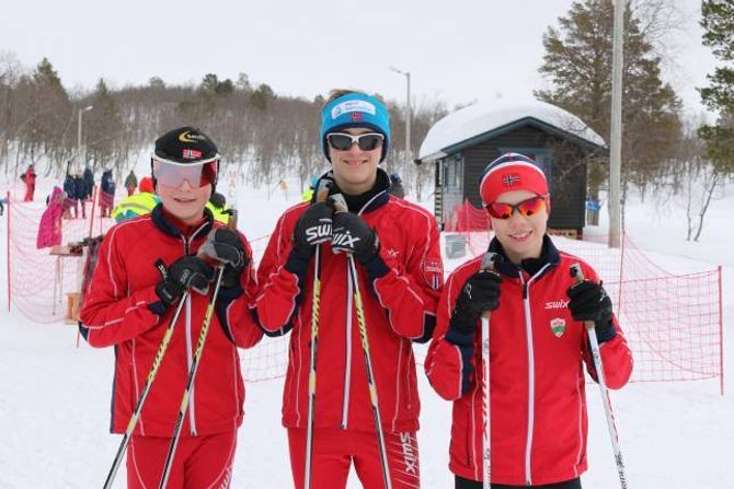 DELTAKARAR: Lars Jevnaker, Odd Harald Larsen og Gard Vigdal deltok alle i klasse 13 til 14 år.