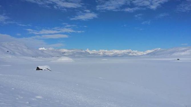 FJELLET: Blikken oppmodar folk om å bruke den flotte naturen vår.