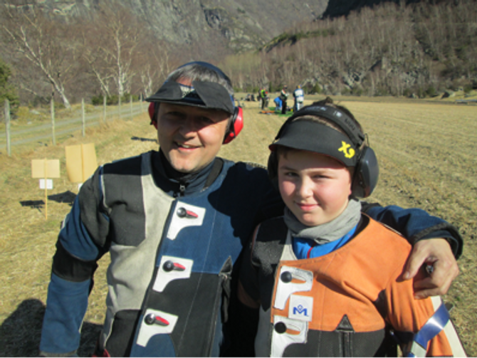 VANN: Vinnarar av klasse 4 og R, Asle og Tor Kristian Dulsvik.