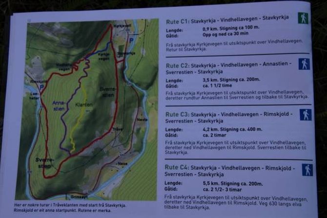 GODT ARBEID: Årdal har gjort eit nøye arbeid med å dokumentere rutene og teikne dei inn på kartet.