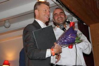Glad: Johnny Bruheim var svært nøgd med 3.plassen.