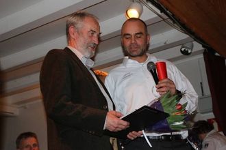 OVERRASKA: Kåre Rudningen meinte han hadde levert betre fisk før, utan å få premie - men 2.plass vart det.