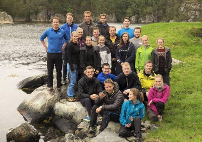 TRIVST: Årets traineear angrar ikkje på valet dei gjorde.