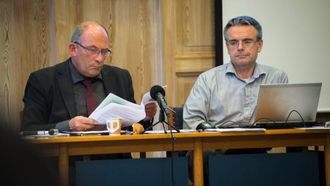 FEKK FLEIRTALET: Ap, Sp og SV, med ordførar Jarle Aarvoll (Ap) i spissen utgjorde eit solid fleirtal som heller ville prioritere ny barnehage enn vegvedlikehald.