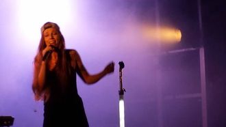 SIST GONG: Frå då Gabrielle vitja Målrock i 2014. Arkivfoto