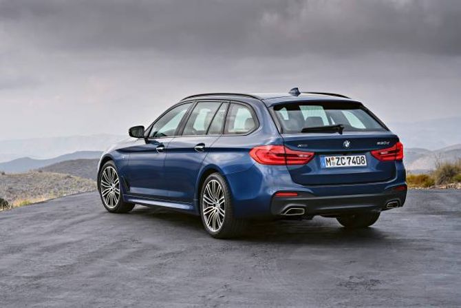 TOURING: BMW har nettopp lansert ein ny 5-serie, og sjølvsagt kjem han snart som stasjonsvogn.