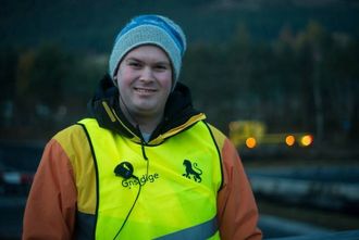 STORT: Alvin Lægreid i Motorsport Indre Sogn seier driftinghelga på Kaupanger er årets høgdepunkt.