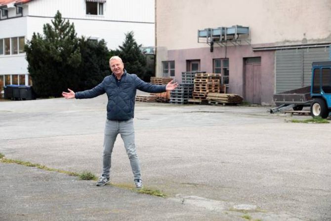 STORE PLANAR: Frank Westad kviler ikkje eit sekund og ønskjer å skape noko stort på Aurlandsvangen.