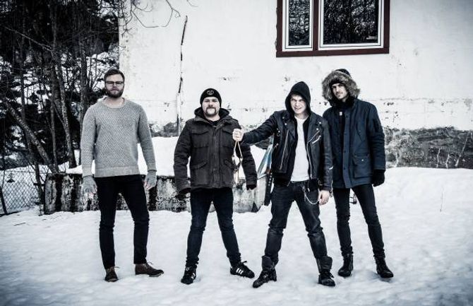 SLEGEST: Anders Christian Fjøsne, Roger Sørensen, Stig Ese Eliassen og Håvard Ese Eliassen utgjer Slegest.