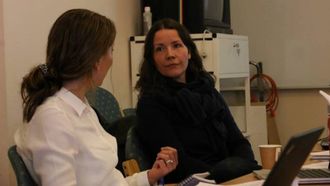 RØRT: Sandra Opheim lot seg røre då ho oppdaga halsane søndag.