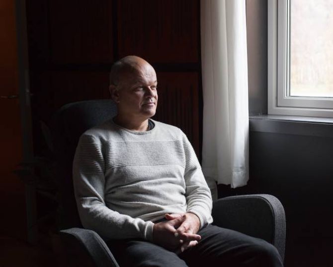 Tom Karlsrud i Lærdal Musikkproduksjon kom til Lærdal som musikkskulelærar, no bur han i Aurland.