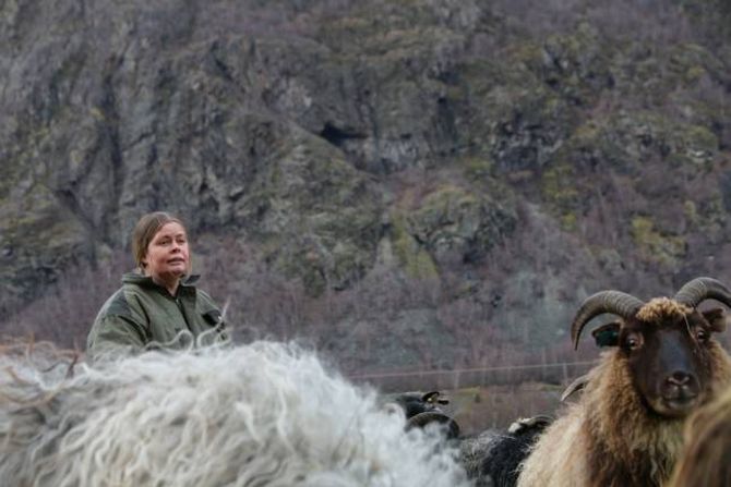 BEKYMRA: Gro Agnethe Nybø kjem til å ha hjarta i halsen når bergingsaksjonen skal utførast i helga.