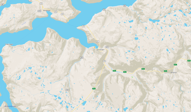 ULYKKE: Trafikkulykka skjedde i Raubergtunnelen på fylkesveg 243 mot Erdal.