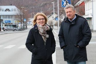 BURETTSLAG: Nærare sentrum ønskjer Greta Steinheim og Ole Vidar Øren å samarbeide om eit etablere eit burettslag.