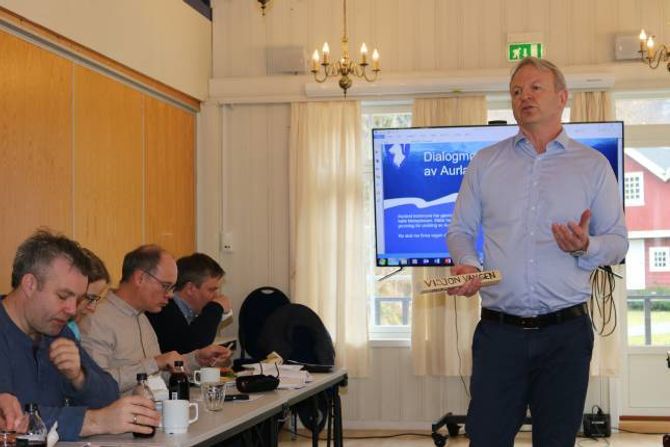 OFFENSIV: Rådmann Frank Westad var klar på at næringslivet måtte ta stafettpinnen vidare i prosjekt «Visjon Vangen».
