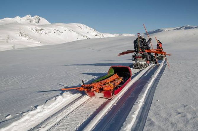 TO TURLØYPER: IL Jotun har merka to løyper som kan nyttast framover til påske.
