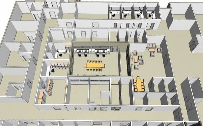 SENTRALKJERNA: Sloik blir arealet med sentralkjerna sjåande ut. Teikning: Meto Pro