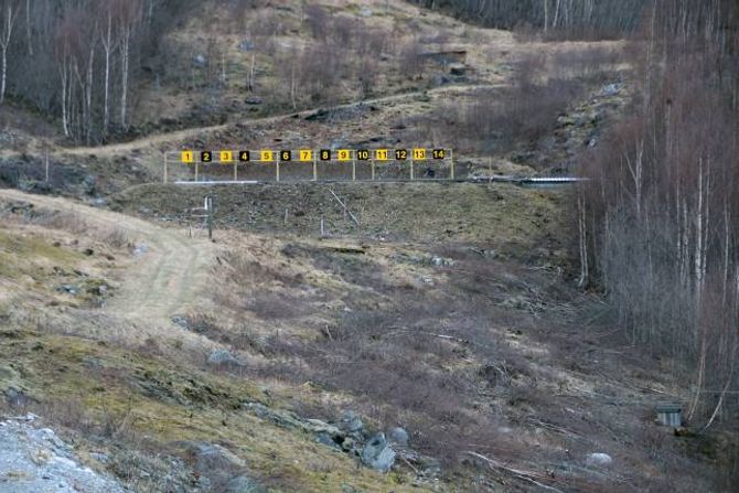 UTVIDA BANA: 200-meterbana er utvida med fire skiver. Skyttarlaget har allereie merka at dei no har like mange påmelde som andre lag i Indre Sogn.