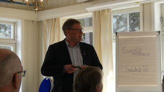 VIKTIG MED VOLUM: Aurlandsordførar Noralv Distad.