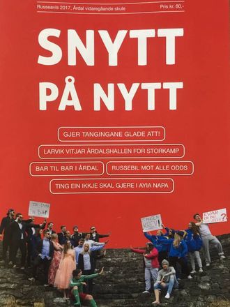 SNYTT PÅ NYTT: Slik ser årets russeavis ut.