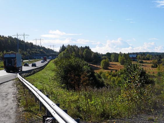 FORT GJORT: Mange kjører for fort på E6 ved Taraldrud, og politiet er ofte på vakt her!