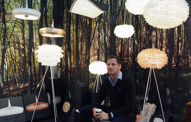LYSENDE BUTIKK: Martin Erlandsen i Lightup melder om bra trykk i nettbutikken på Green Friday.