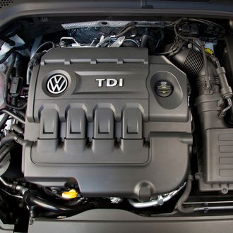 Volkswagen TDI-motor.