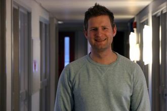 GLAD FOR STØTTE: Thomas Norheim Moen er glad for all økonomisk støtte dei kan få.
