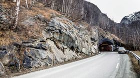 NY DRAKT: Seimsdalstunnelen skal oppgraderast for 290 millionar kroner. Foto: Statens vegvesen.